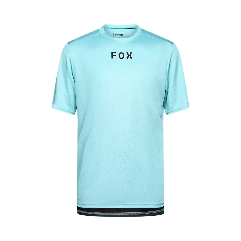 Fox Ranger Wordmark Men's Short Sleeve Jersey - Vintage Wash Blue