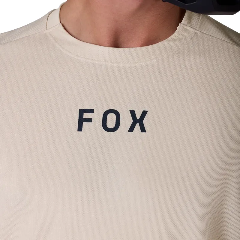 Fox Ranger Wordmark Men's Short Sleeve Jersey - Chalk White-2