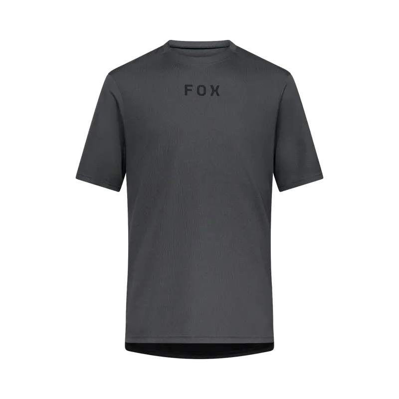 Fox Ranger Wordmark Men's Short Sleeve Jersey - Dark Shadow Grey