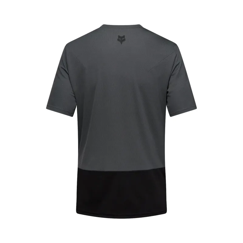 Fox Ranger Wordmark Men's Short Sleeve Jersey - Dark Shadow Grey-1