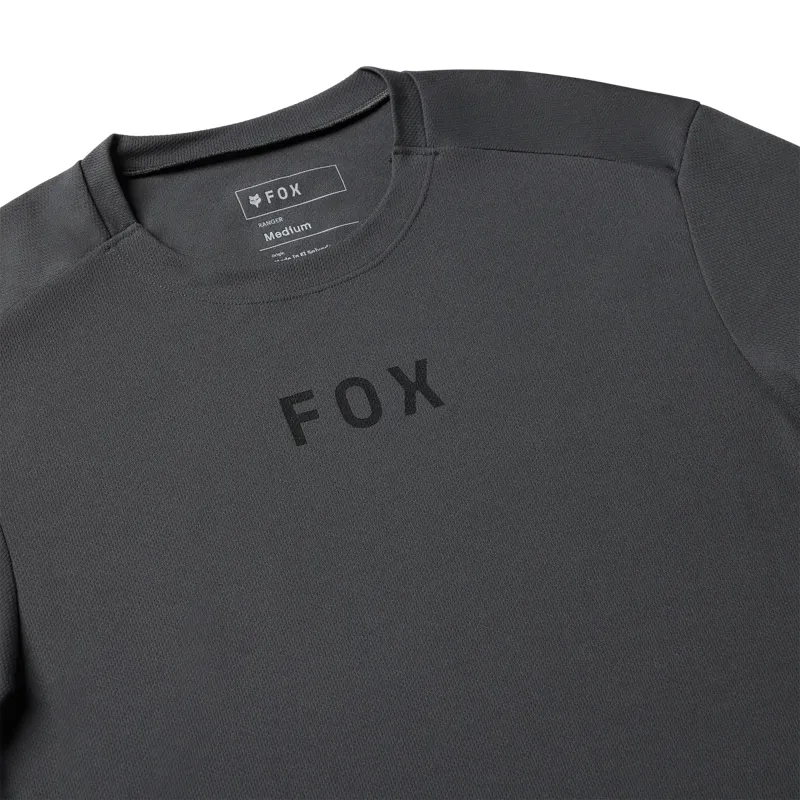 Fox Ranger Wordmark Men's Short Sleeve Jersey - Dark Shadow Grey-2