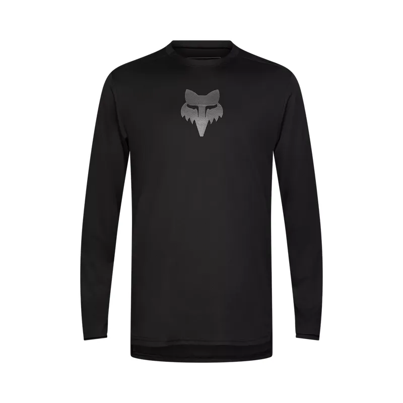 Fox Ranger Fox Head Men's Long Sleeve Jersey - Black