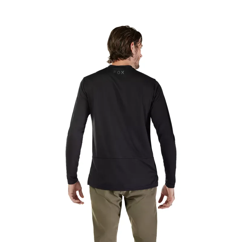 Fox Ranger Fox Head Men's Long Sleeve Jersey - Black-3