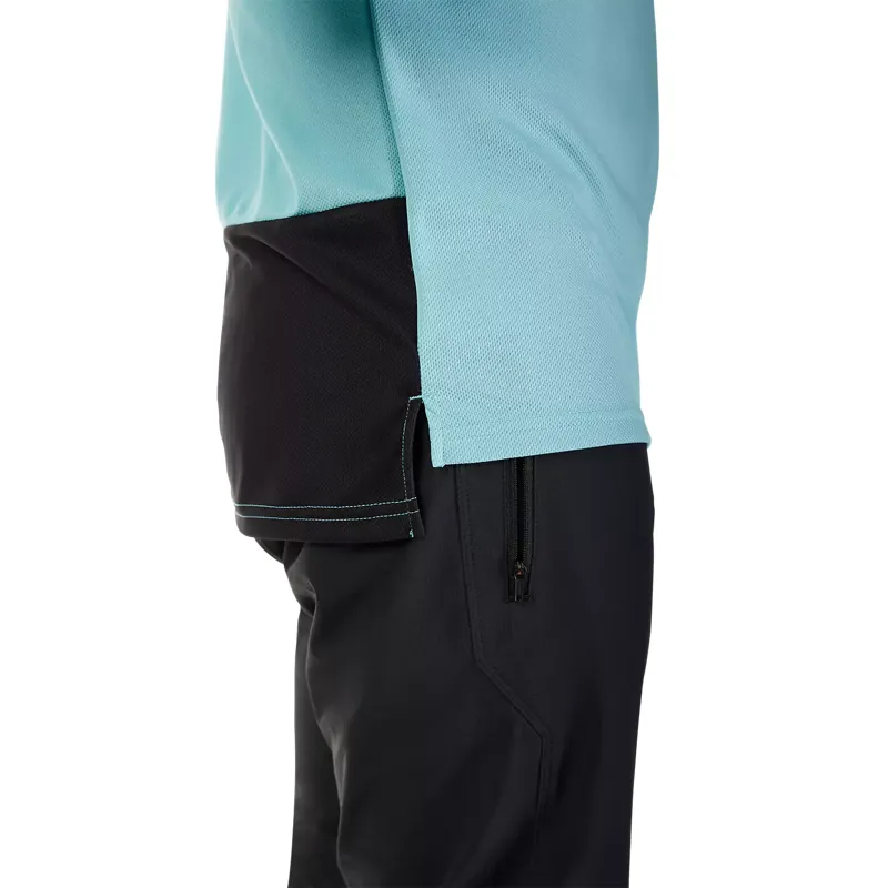 Fox Ranger Fox Head Men's Long Sleeve Jersey - Vintage Wash Blue-5