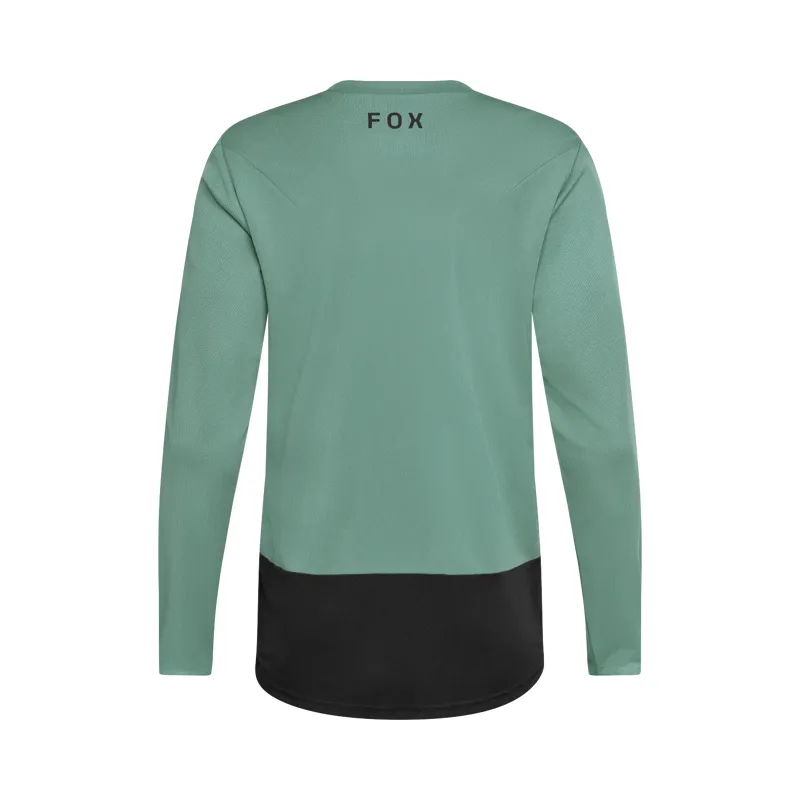 Fox Ranger Fox Head Men's Long Sleeve Jersey - Pine Green-1