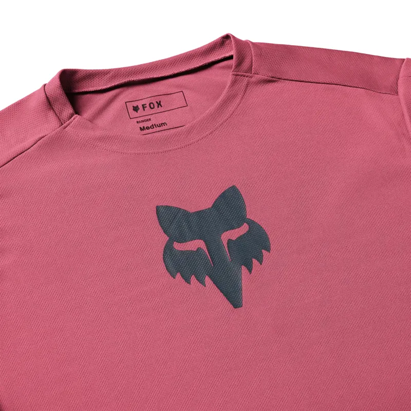 Fox Ranger Fox Head Men's Long Sleeve Jersey - Berry-2