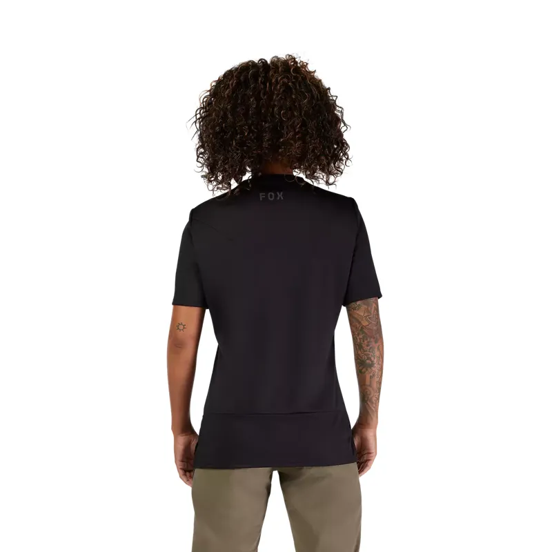 Fox Ranger Fox Head Women's Short Sleeve Jersey - Black-3