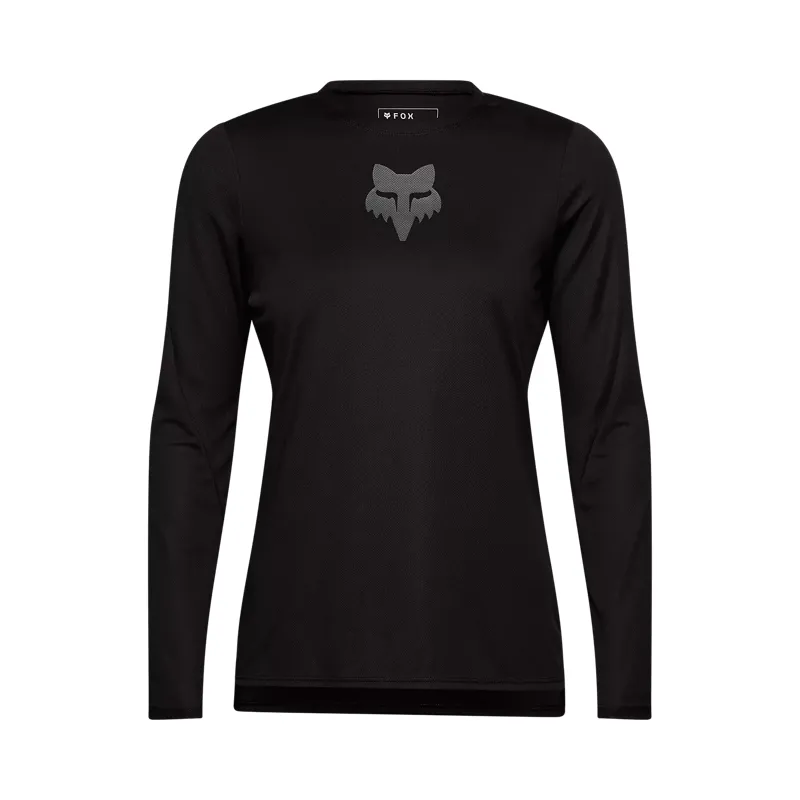 Fox Ranger Fox Head Women's Long Sleeve Jersey - Black
