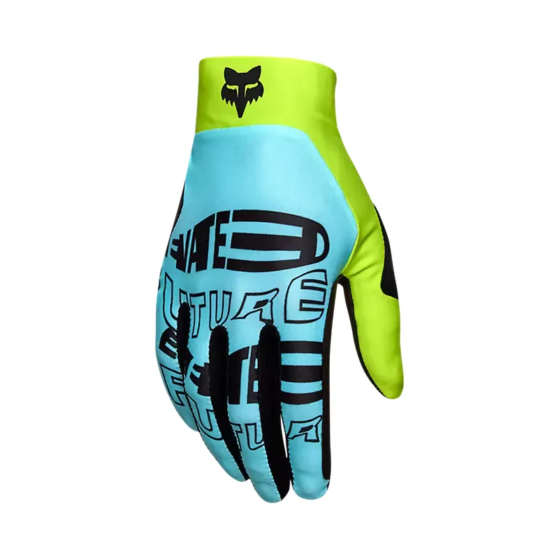 Fox Flexair Elevated Long Finger Gloves - Light Blue - XXL