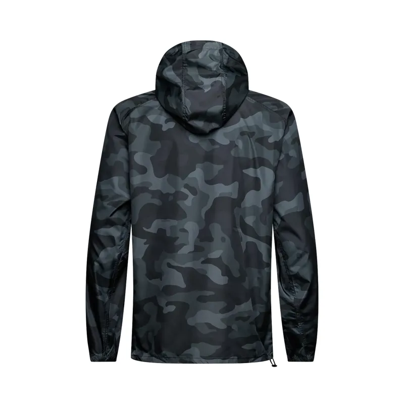 Fox Clothing Fox Head Men's Camo Windbreaker  - Black Camouflage-1