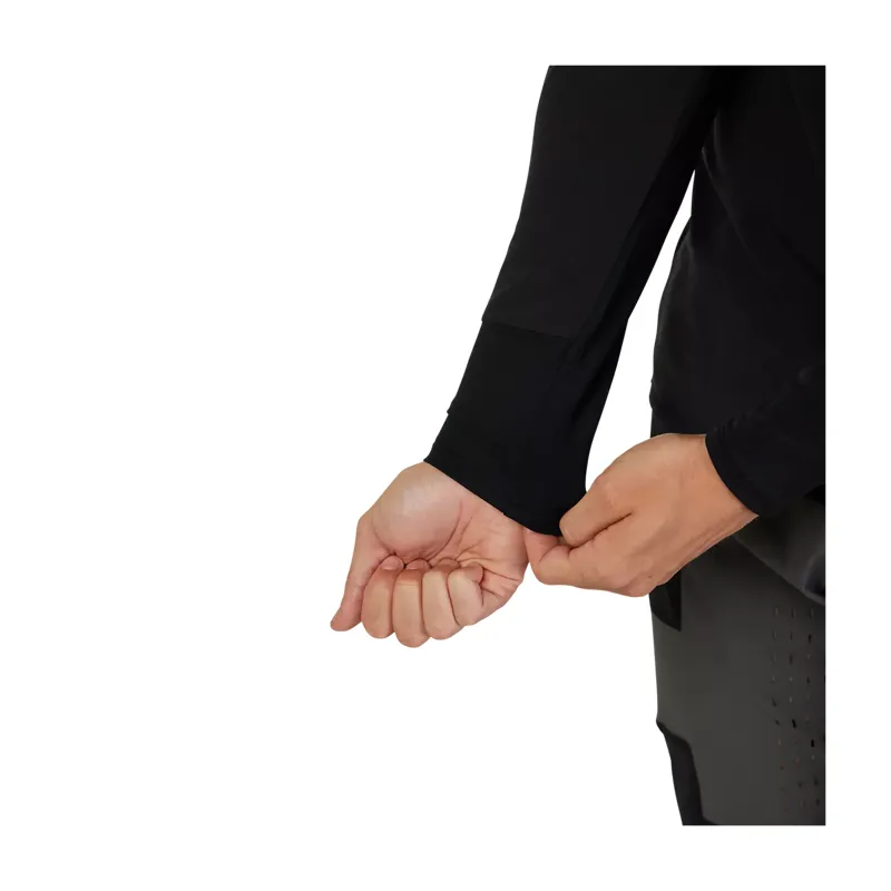 Fox Defend Thermal Long Sleeve Men's Jersey - Black-5