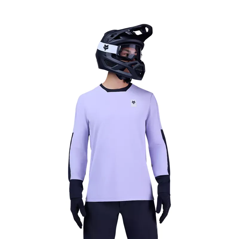 Fox Defend Thermal Long Sleeve Men's Jersey - Lilac-2