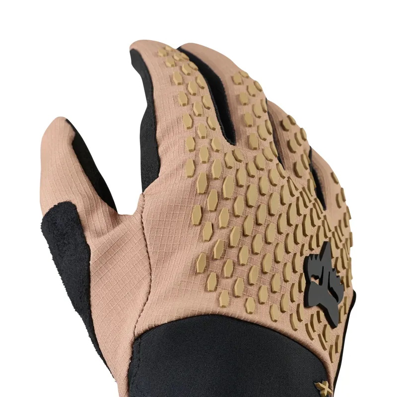 Fox Defend Long Finger Gloves - Brown Sugar-3
