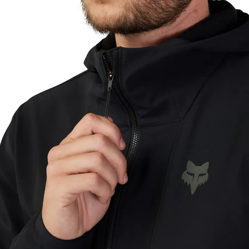 Fox Ranger Fire Hoodie Men's Waterproof Jacket - Black-4