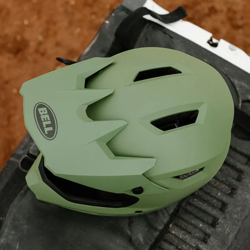 Bell Sanction 2 Full Face MTB Helmet - Dark Green-6
