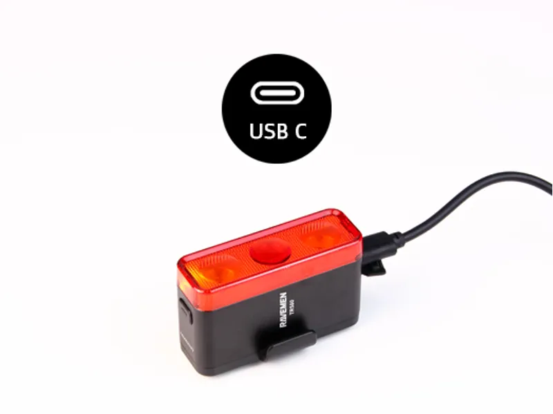 Ravemen TR350 USB Rechargeable Rear Light - 350 Lumens-6