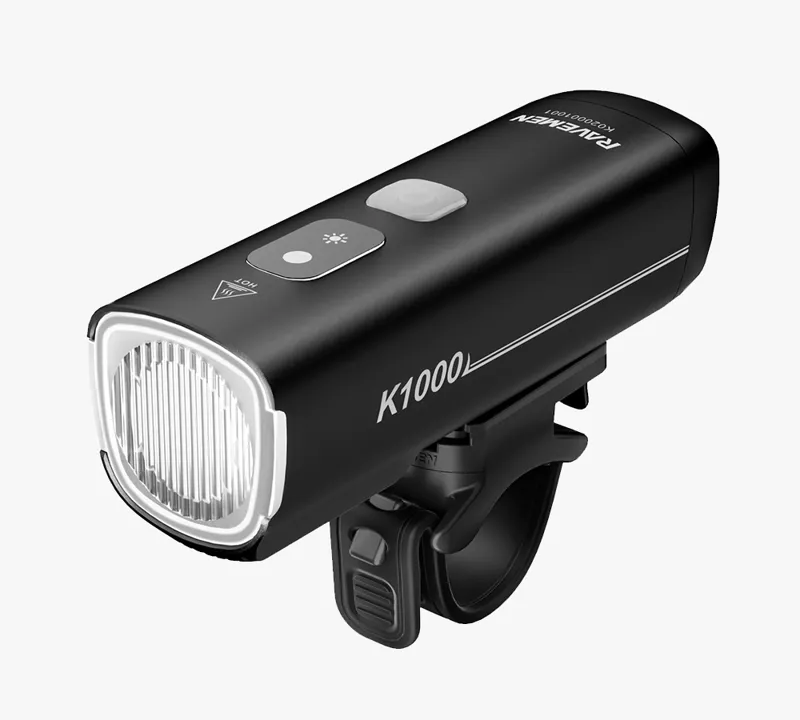 Ravemen K1000 USB Rechargeable AI Nighttime Front Light - 1000 Lumens