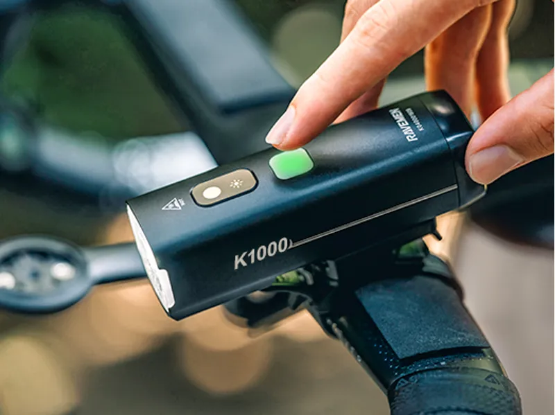 Ravemen K1000 USB Rechargeable AI Nighttime Front Light - 1000 Lumens-8
