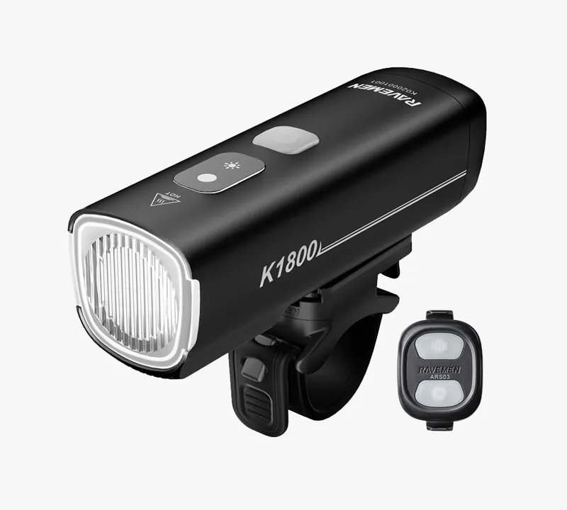 Ravemen K1800 USB Rechargeable AI Nighttime Front Light - 1800 Lumens