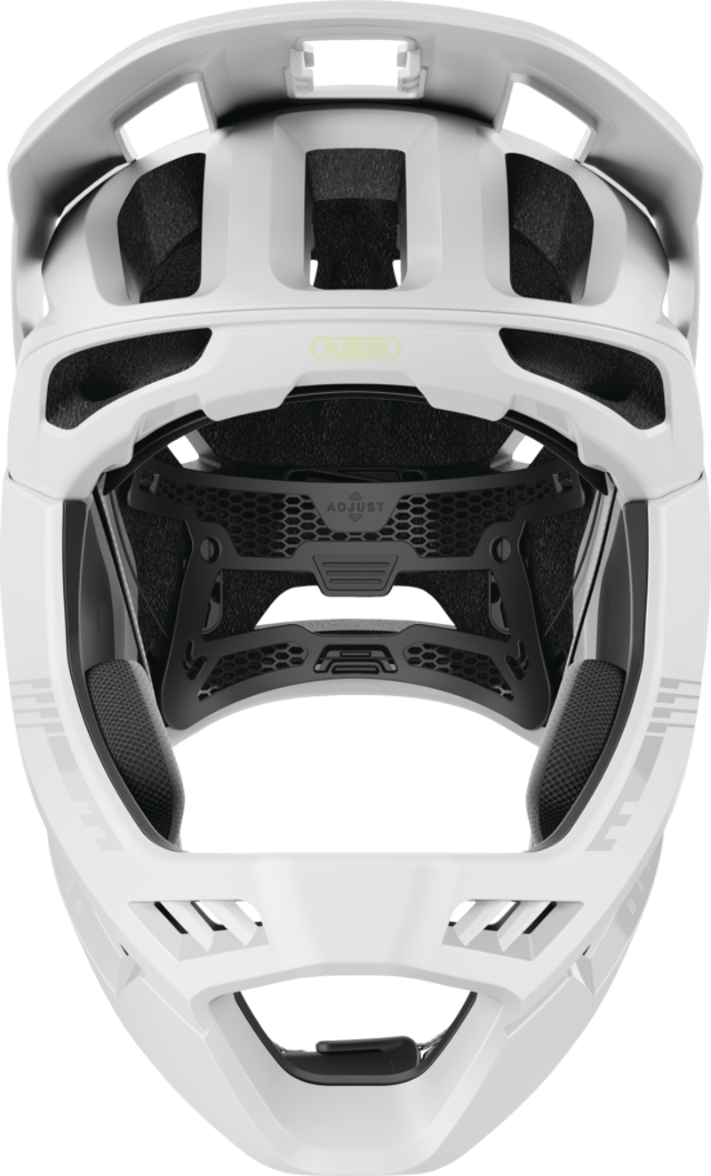 Abus Targon Modular Full Face Helmet - Lemon White-3