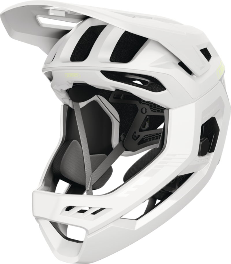 Abus Targon Modular Full Face Helmet - Lemon White-1