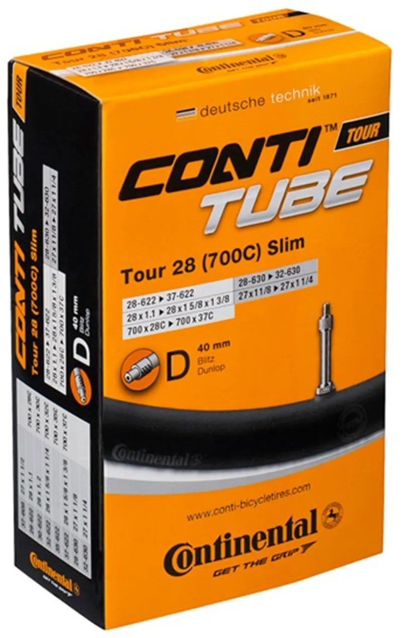 Continental Tour 28 Inner Tube - 700 x 28-37c - Presta