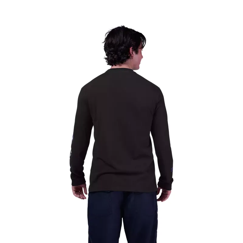 Fox Image Phantom Long Sleeve Premium Tee - Black-3