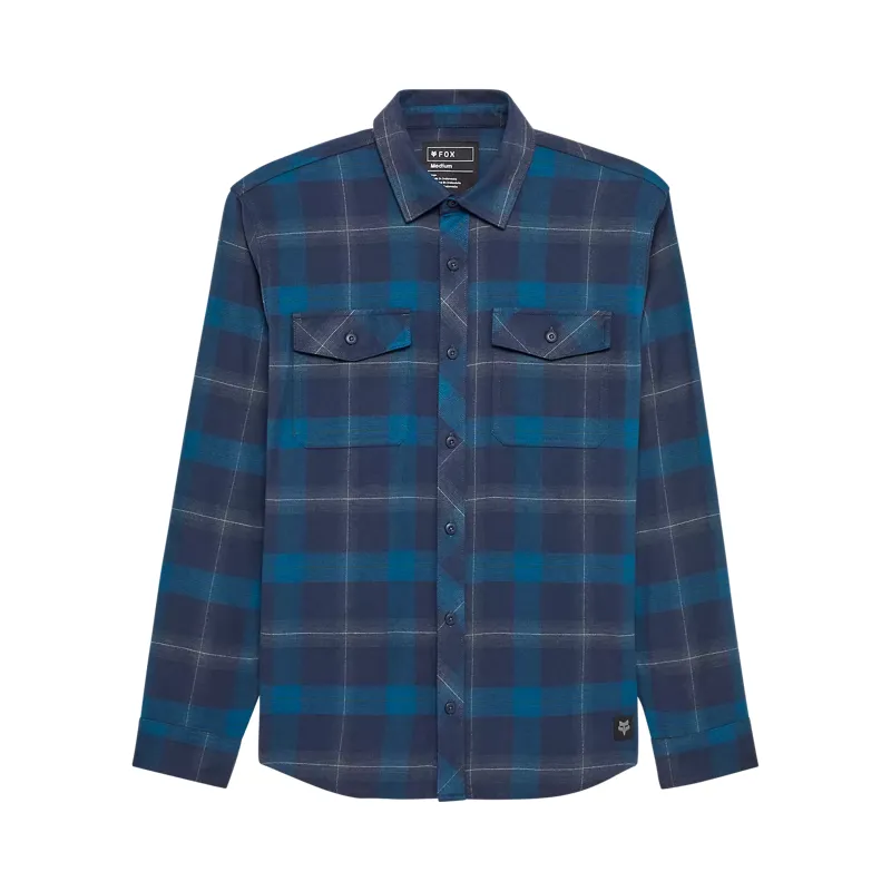 Fox Survivalist Core Men's Long Sleeve Flannel - Midnight Blue
