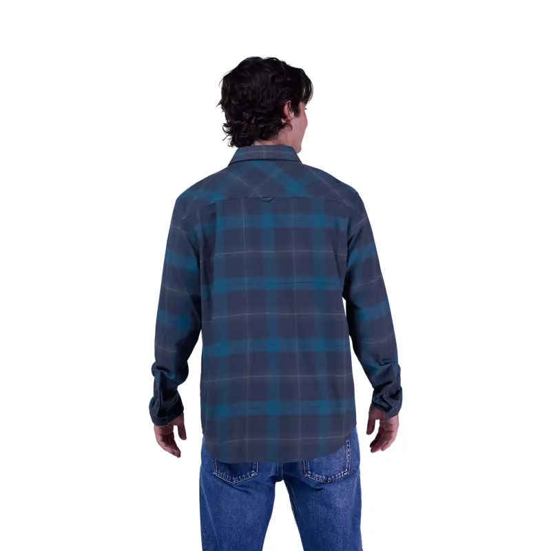 Fox Survivalist Core Men's Long Sleeve Flannel - Midnight Blue-3