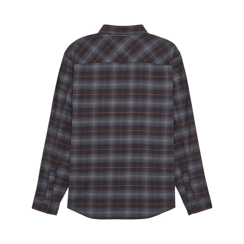 Fox Survivalist Stretch Flannel Long Sleeve Men's Shirt - Black-1