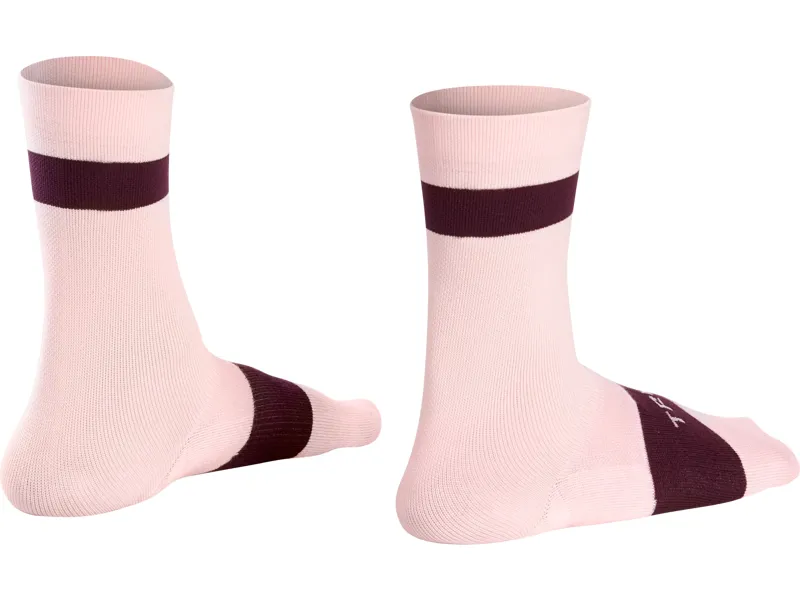 Trek Race Crew Cycling Socks - Blush-1
