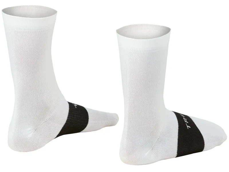 Trek Race Crew Cycling Socks - White-1