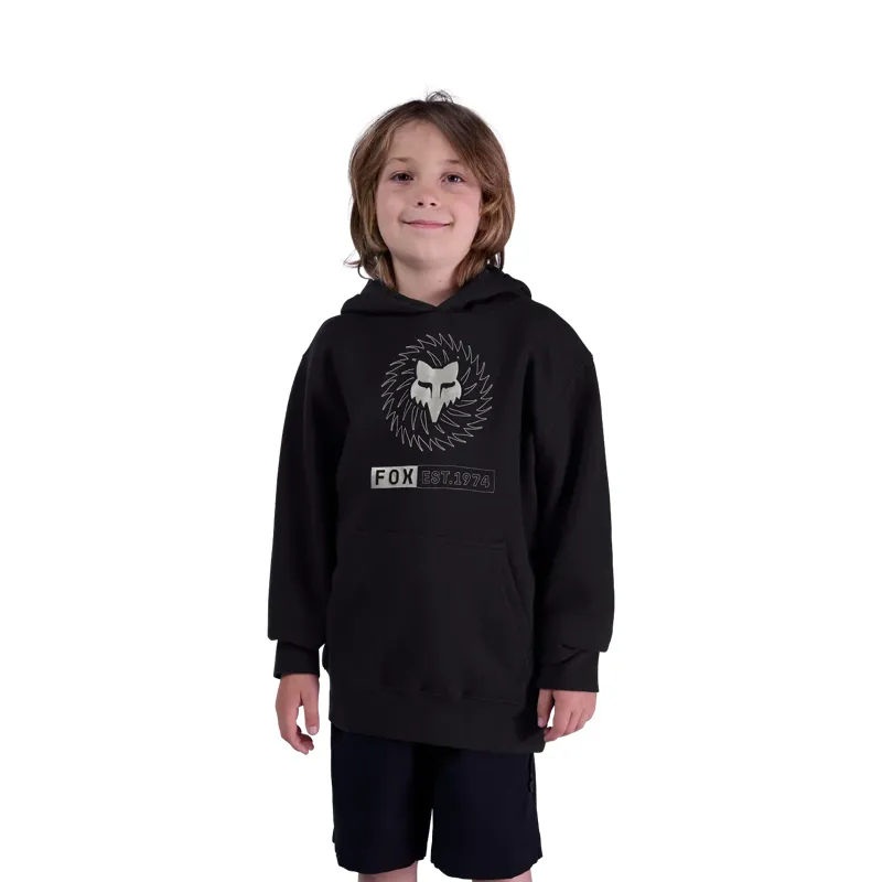 Fox Kairos Youth Premium Fleece Pullover Hoodie - Black-2
