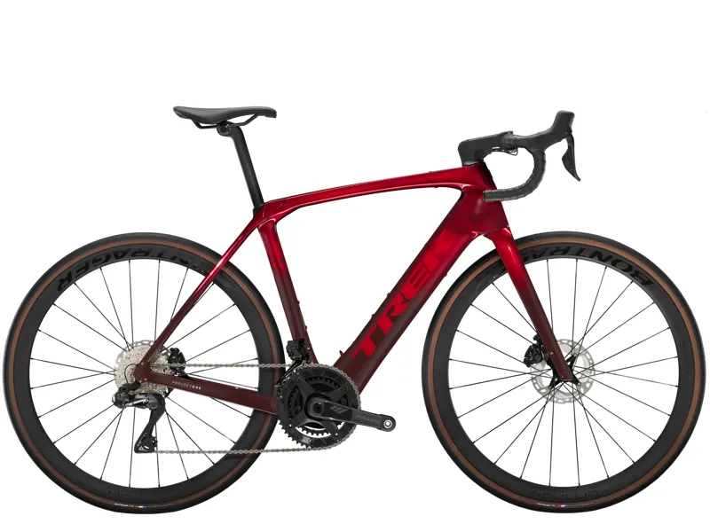 Trek Domane+ SLR 7 2025 Carbon Electric Road Bike - Carbon Red Smoke