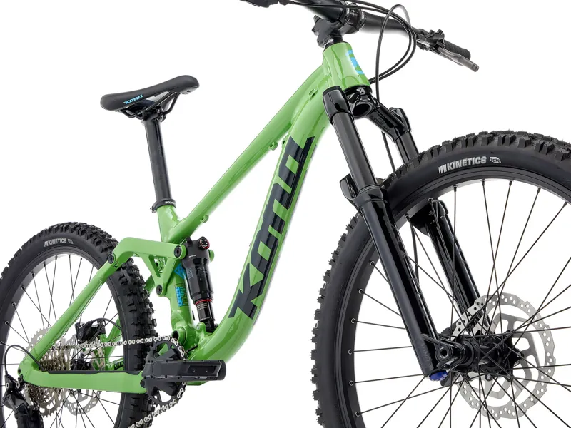Kona Process 24w 2026 Kids Full Suspension MTB - Gloss Kiwi-2
