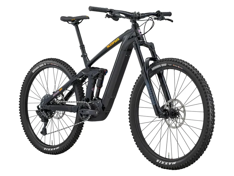 Kona Remote 160 29er 2024 Electric Mountain Bike - Gloss Black-1