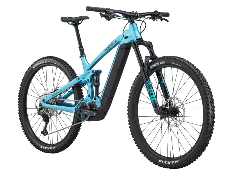 Kona Remote 130 29er 2025 Electric Mountain Bike - Gloss Metallic Blue-1