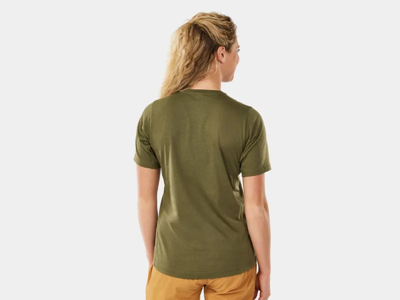 Trek Evoke Women's Mountain Bike Tech Tee - Black Olive-1