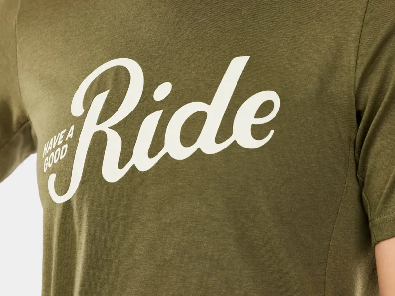 Trek Evoke Women's Mountain Bike Tech Tee - Black Olive-2