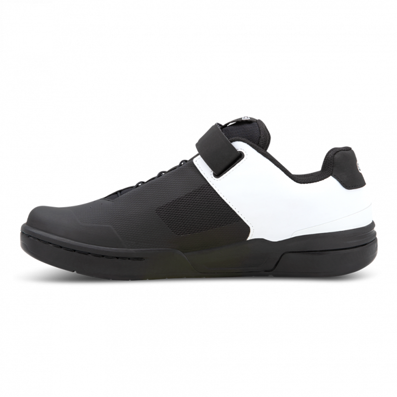 Crank Brothers Stamp Speedlace MTB Flat Shoes - Black/White-1