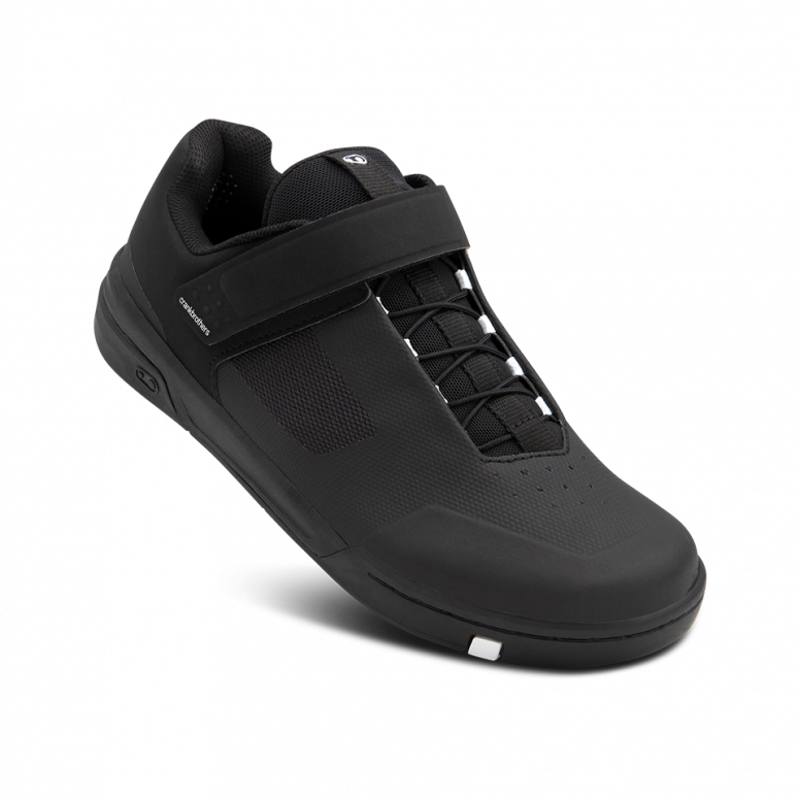 Crank Brothers Stamp Speedlace MTB Flat Shoes - Black/White