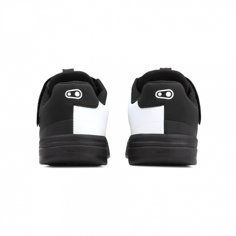 Crank Brothers Stamp Speedlace MTB Flat Shoes - Black/White-3