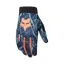 Fox Ranger Image Print Long Finger Gloves - Arctic Blue