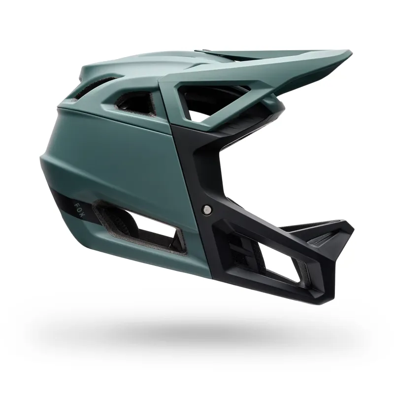 Fox Proframe Solid Mips Youth Full Face MTB Helmet - Sage Green