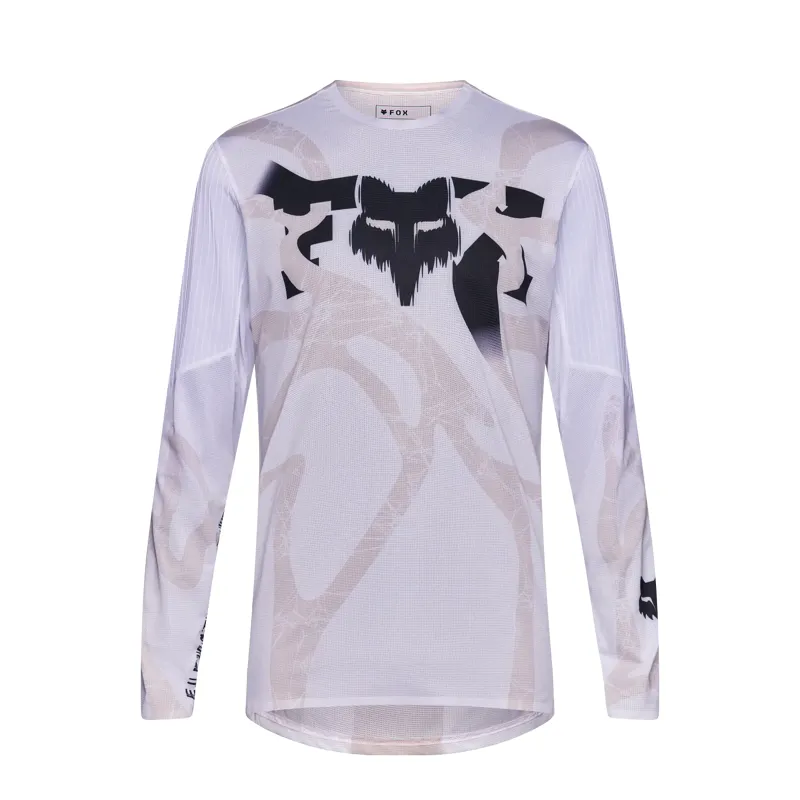 Fox Flexair Diffuse Special Edition Men's Long Sleeve Jersey - White