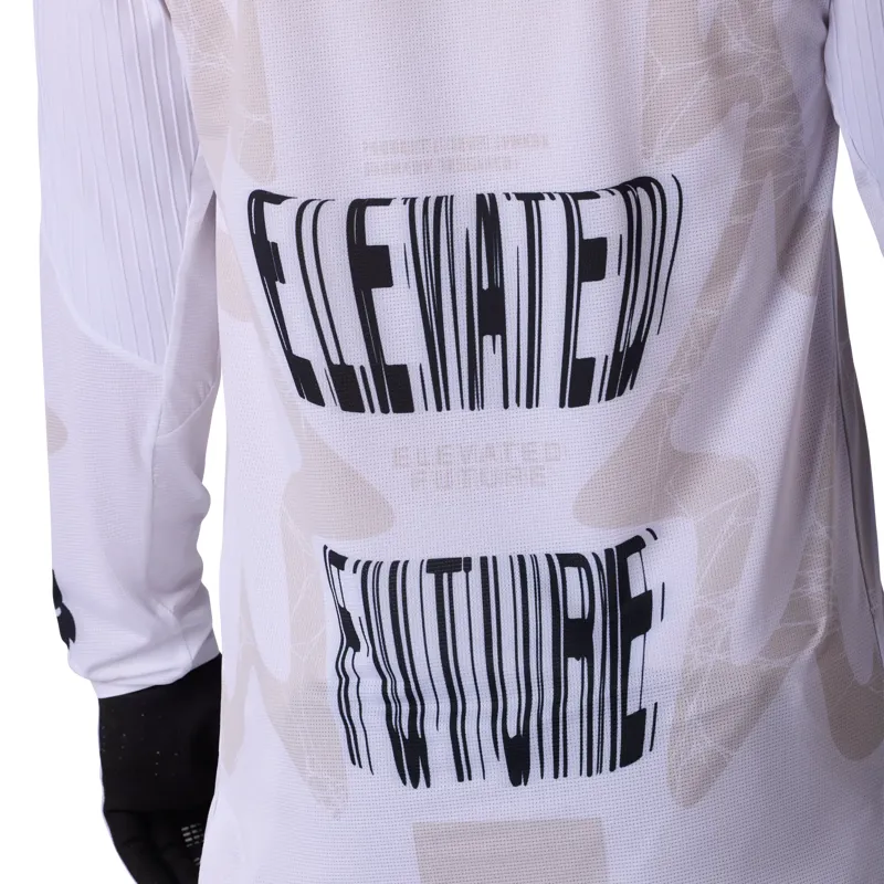Fox Flexair Diffuse Special Edition Men's Long Sleeve Jersey - White-5
