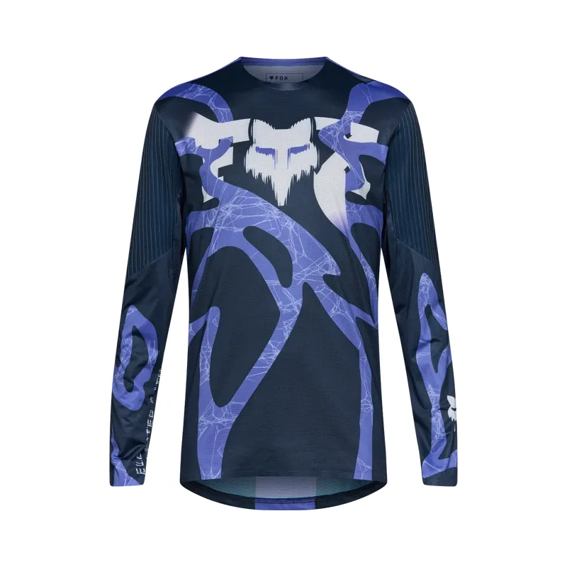 Fox Flexair Diffuse Special Edition Men's Long Sleeve Jersey - Blueberry
