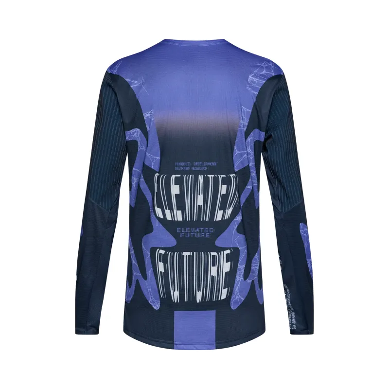 Fox Flexair Diffuse Special Edition Men's Long Sleeve Jersey - Blueberry-1