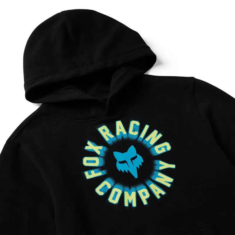 Fox Beam Youth Premium Fleece Pullover Hoodie - Black-2