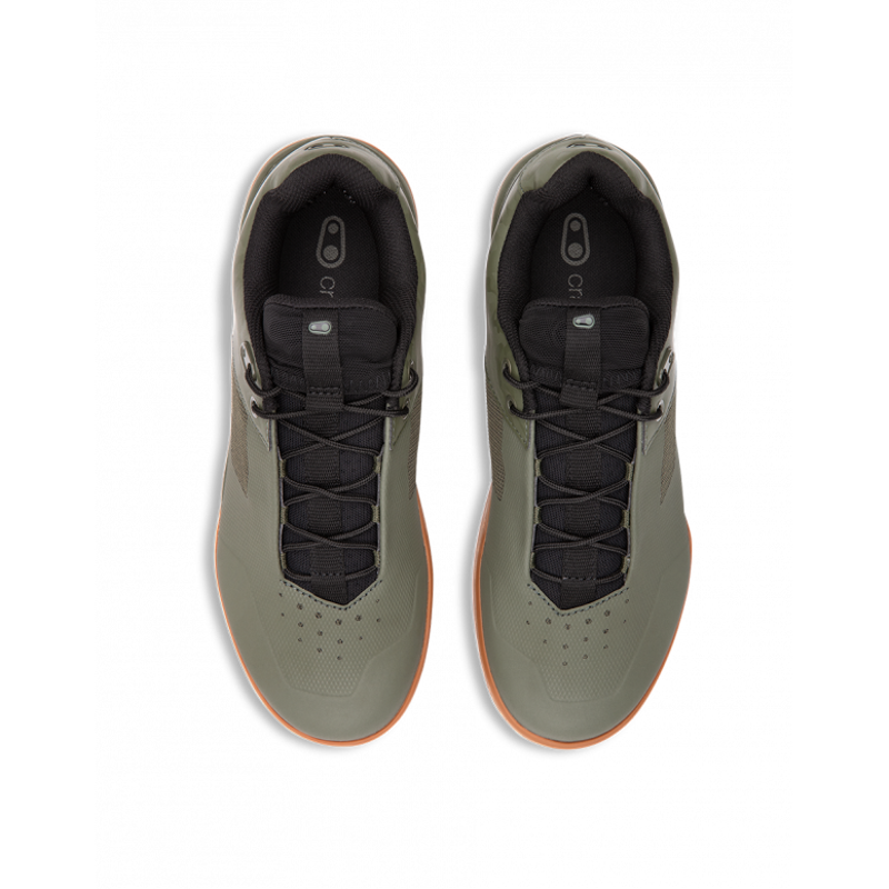 Crank Brothers Stamp Lace MTB Flat Shoes - Camo Green-4